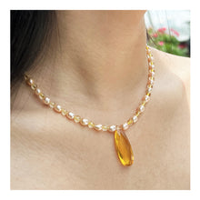 Load image into Gallery viewer, Anahi Bolivian Citrine Choker
