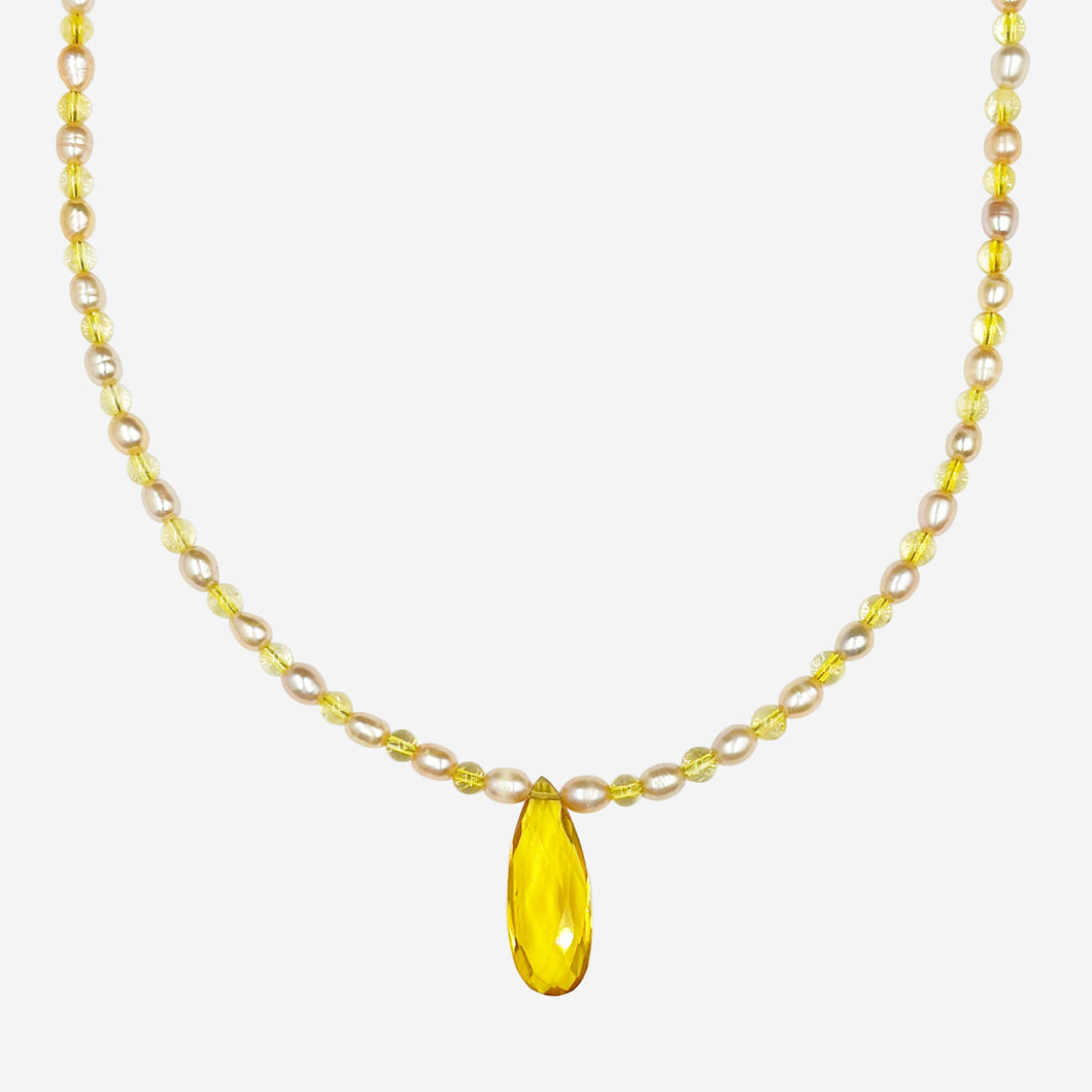 Anahi Bolivian Citrine Choker