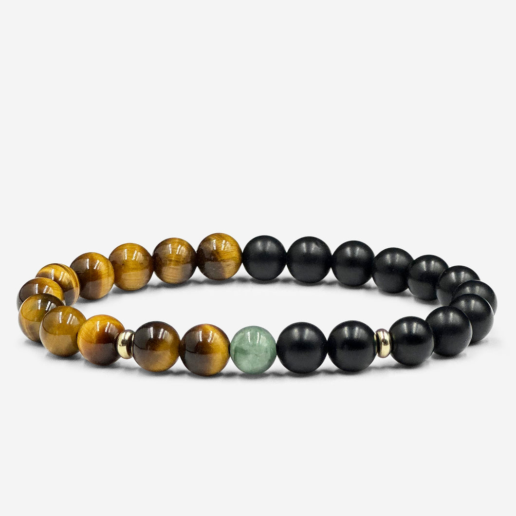 Jadeite, Tiger's Eye & Onyx