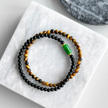 Load image into Gallery viewer, Imperial Jade, Black Onyx &amp; Tiger&#39;s Eye (𝐋𝐢𝐦𝐢𝐭𝐞𝐝 𝐬𝐭𝐨𝐜𝐤 𝐨𝐧𝐥𝐲)
