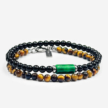 Load image into Gallery viewer, Imperial Jade, Black Onyx &amp; Tiger&#39;s Eye (𝐋𝐢𝐦𝐢𝐭𝐞𝐝 𝐬𝐭𝐨𝐜𝐤 𝐨𝐧𝐥𝐲)
