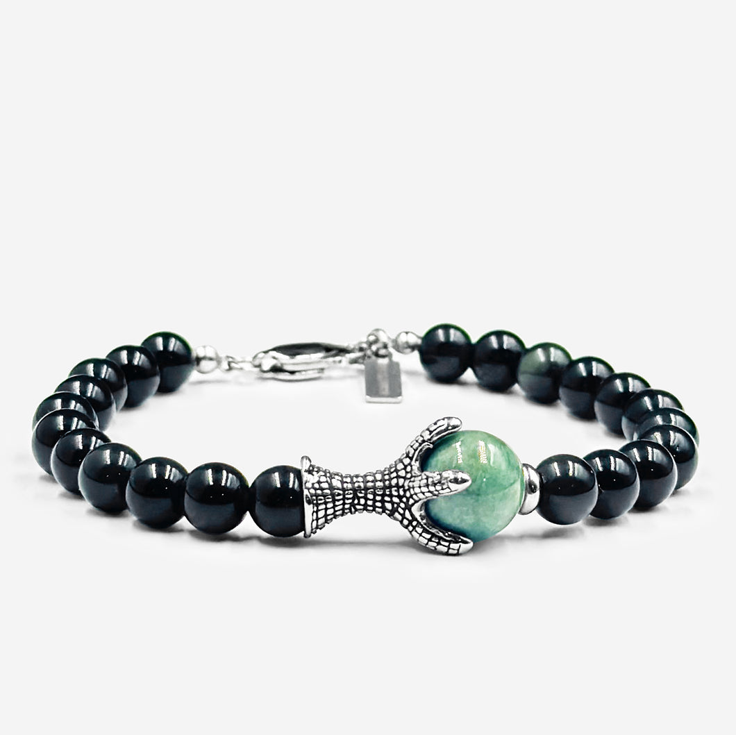 Black Obsidian, Jade and Dragon's Claw