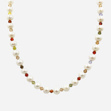 Load image into Gallery viewer, Tasmanian Zircon &amp; Freshwater Pearl Choker
