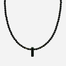 Load image into Gallery viewer, Peruvian Black Jade, Obsidian &amp; Yemeni Black Onyx Choker
