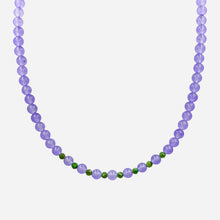 Load image into Gallery viewer, Bursa Purple Jade &amp; Zabara Emerald Choker
