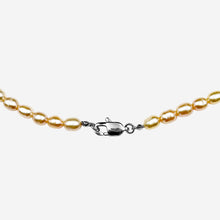 Load image into Gallery viewer, Seybert Spessartine &amp; Tennessee River Freshwater Pearl Choker
