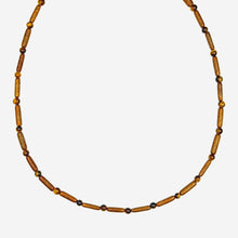 Load image into Gallery viewer, Tiger&#39;s Eye Wooden Choker
