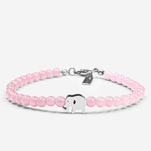 Load image into Gallery viewer, Rose Quartz w/ Elephant Charm
