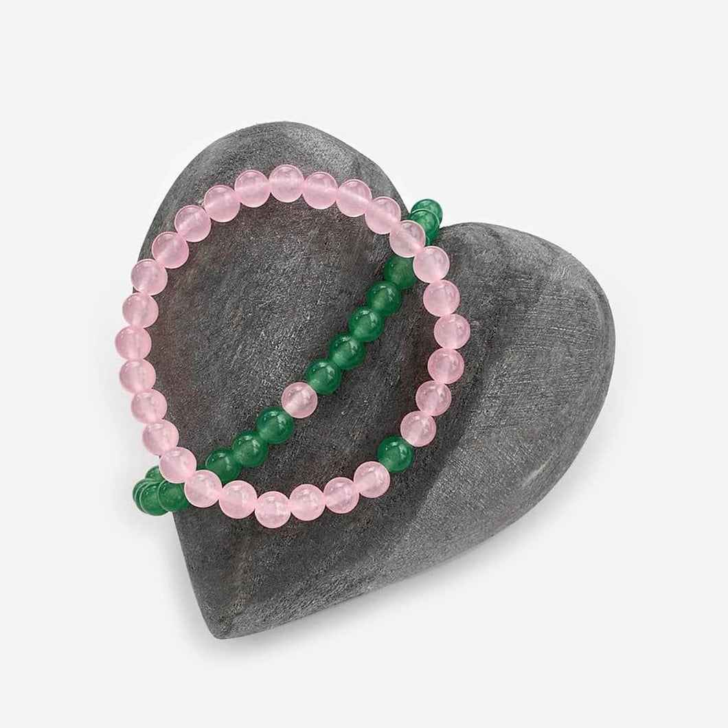 Rose Quartz & Aventurine