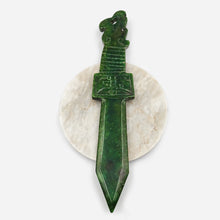 Load image into Gallery viewer, Green Jade Tibetan Mystic Dagger (1 item left.)
